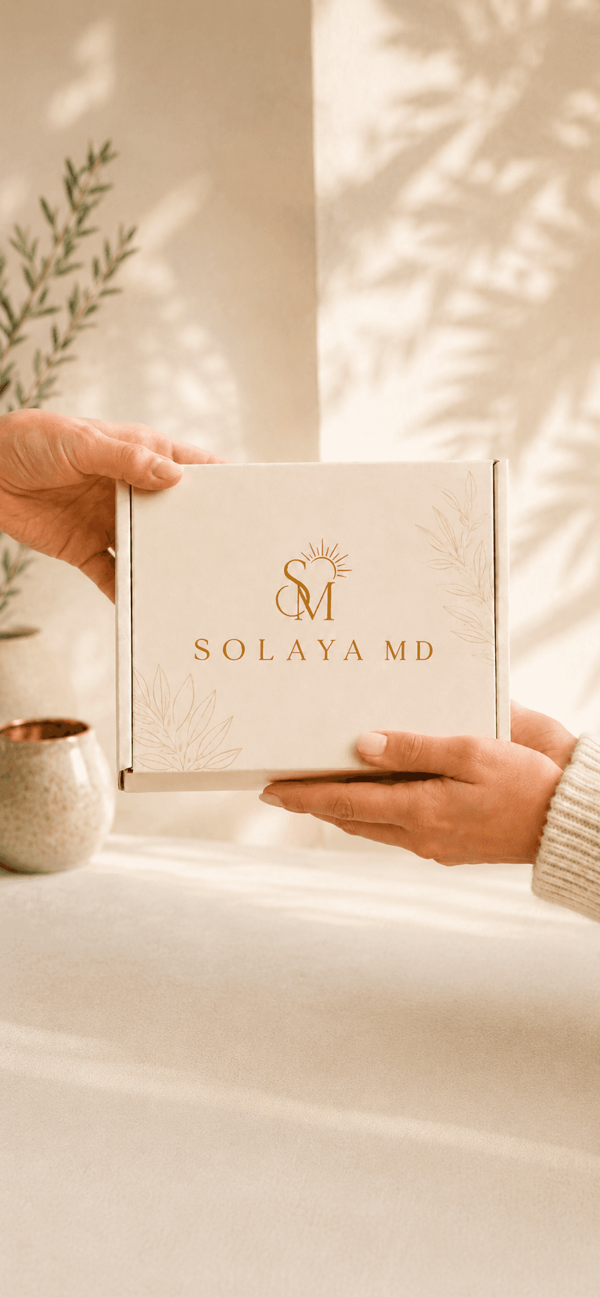 Solaya MD prescription box being delivered